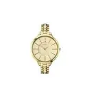 NEW Sekonda Ladies Gold Watch Gold Dial Face Second Hand Adjustable Links