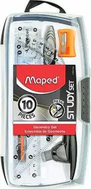 MAPED 10 PIECE GEOMETRY STUDY SET 10 Pcs