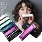 Training C Blues Jazz band Mouth Organ 10 Holes Harp Harmonica Diatonic Harp