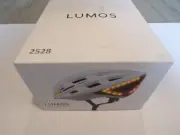 New Lumos Kickstart Bike Helmet Pearl White Adult Medium/Large 54-61cm w/Remote
