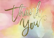 Peter Pauper Press Boxed Thank You Note Cards - Watercolour Sunset 326614