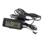 Innovative Car Thermometer Accurate Inside Outside Temperature Meter with Clock