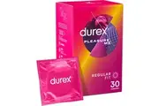 Durex Pleasure Me Ribbed & Dotted Regular Fit Condoms 30 Pack