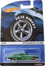 HOT WHEELS REAL RIDERS ASTON MARTIN 1963 DB5 GREEN 15/18 HERITAGE