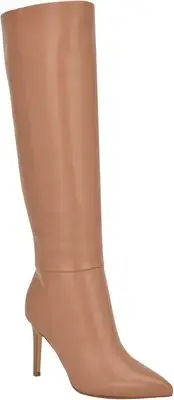 Nine West Women's Richy Knee High Boot 5.5, Light Natural Leather 112