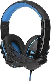 QUMIIRITY LED Gaming Headphones with Microphone Multi Functional Computer Headset Breathable Earmuffs for Comfort Compatible with Unique Design for Enhanced Game Atmosphere