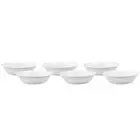 6x Lemon & Lime Shallow Melamine Salad/Noodle 30cm Food Bowl Tableware Container