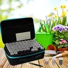 120 Slots Seed Storage Organizer Clear Seed Storage Container Portable₪