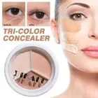 3-Color Concealer Palette Cream Multifunction Face Makeup Brighten Makeup ≠