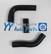 Silicone radiator hoses For Toyota Hilux LN106/111/107/130 Black