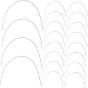 Operitacx 40 Pairs Bra Underwire Inserts - Heavy Gauge Metal Wire for Bra Sewing and Repair Underwire Components for DIY and Repair
