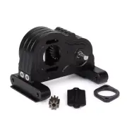 1/10 RC Crawler Truck Upgrade LCG Chassis Rails Aluminum Transmission Gearbox 9T