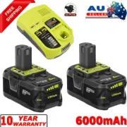 18V 6.0Ah For Ryobi P108 9Ah New Battery ONE+ Plus P102 P103 P104 P107 P109