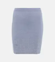 [JW Anderson] JW Anderson Embellished wool miniskirt UK 10 grey