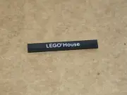 LEGO Parts - Black Tile 1 x 8 with 'LEGO House' Pattern - No 4162 - QTY 1