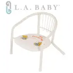 【L.A. BABY】兒童嗶嗶椅(白色)
