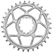 5Dev T-Type 3-Bolt Chainring, 3mm Offset, 34T - Clear