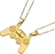 [BESTYASH] Couple Necklace Pendant Keychains Charm Wallet Magnetic Necklace Charm Keychains Boyfriend Necklace Bag Pendant Necklace Chain for Men Necklace for Couples Men Necklace Alloy