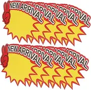GARIOUANS 100pcs Blank Tags for Retail Stores Supermarkets Paper Signs Easy to Use Advertising Labels for Fruit Vegetables More