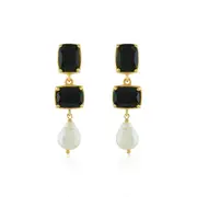 Eclipse Earrings - Metal Brass - Shiny Finish Jewellery in Australia