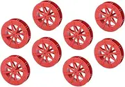 8Pcs Fountain Replacement Water Wheel Accessories for Scene Layout Durable Micro Water Wheel Photography Props for Miniature Landscapes