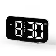 Digital Alarm Clock with Colorful Dynamic RGB Night Light,Volume Color Adjustable, Large Display Nightstand Clock for Kids Teens Boys Girls Bedroom