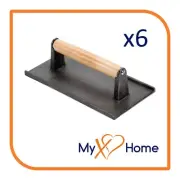 8" x 4" Cast Iron Steak Weight (6 Steak Weights) by MyXOHome