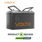 2 Pack VoltX 100Ah 12V Lithium Battery 2560Wh