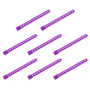 8Pcs RC Car Body Post Mounts Aluminum Alloy Car Shell Column(Purple)