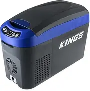 Kings 15L Centre Console Fridge Freezer Portable Travel Camping Car Cooler 12 V DC or 24 V from -18C to +10C