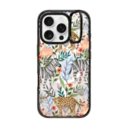 iPhone 16 Pro Impact Ring Stand Case MagSafe Compatible Moody Jungle