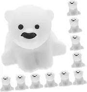 ARTIBETTER 40pcs Polar Bear Animal Erasers Cute Rubber Erasers for Pencils Creative Stationery Fun Christmas Prizes Mini Animal Desk Decor