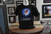 Howling Wolf Clothing Large USA Wolf Howling Logo Shirt Black SZ-XL