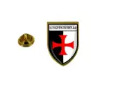 pins pin's flag national badge backpack hat shield world knights templar