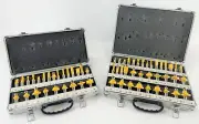 59 Piece EDM ROUTER BIT SET - 1/2" Shank Tungsten Carbide Edges in Aluminum Case