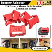 for Milwaukee 5PCS Battery Holder Battery Mount Dock Holder for 48-11-1850