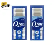 (2 pack) Q-tips Cotton Swabs Original for Hygiene and Beauty Care, Made with