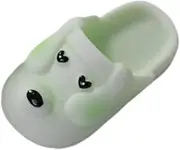 Perfeclan 1/6 BJD Doll Slippers Sandals Lovely Dog Shaped Slides Miniature Doll Shoes for Action Figures Accessories Children Gift , Green