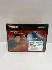 MAXTOR Ultra Series 200GB 7200 RPM Ultra ATA/133 Internal Hard Drive NEW SEALED