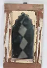 Decorative Wooden Hand-Carved Mirror Frame - Rustic Style Wall Hanging Decor F6