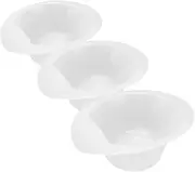 WRITWAA 3pcs Hair Tinting Bowls Lightweight Hair Dye Mixing Containers with Non Slip Base for Salon Use Durable Plastic for Easy Handling and Cleaning