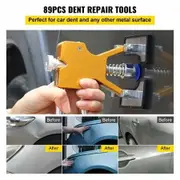 Paintless Dent Removal Rods Stainless Steel Rod Tool Kit 89pcs Dent Repair