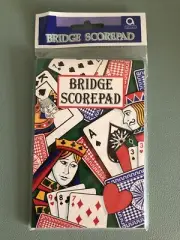 CONTRACT BRIDGE SCOREPAD Card Party Supplies Games Amscan Scoring Sealed, NEW