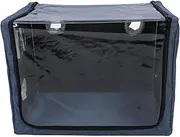 Pet Nebulizer Box,Transparent Design Spacious Oxygen Chamber for Cats and Dogs,Foldable Lightweight Portable Nebulization Box with Dual Holes for Home Pet