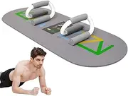 Strength Training Pushup Stands - S Shape Pushup Handles Bar,Multifunctional Bar Exercise Equipment with Non-Slip Mat for Floor Workouts, Fitness Training