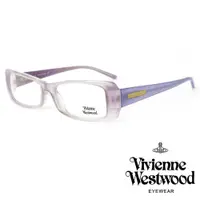 在飛比找PChome24h購物優惠-【Vivienne Westwood】清透亮眼鏡腳長方框光學