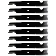 Eight (8) 16-1/2" Notched Blade for Scag-Lesco-Great Dane-Wright Lawn Mowers