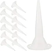 NUOBESTY 50pcs Caulk Nozzle Applicator Tips Durable Sealing Tools for Adhesive Caulking and Epoxy Use Kitchens Bathrooms and Windows Compact Lightweight Design