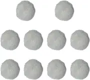 Ｓｉｍｈｏａ 10 Pack Microphone Wind Covers for Outdoor Use, White, as described