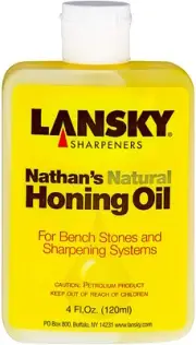Lansky Knife Sharpeners - Knife Honing Oil 4OZ Clear Flip Top Bottle - USA